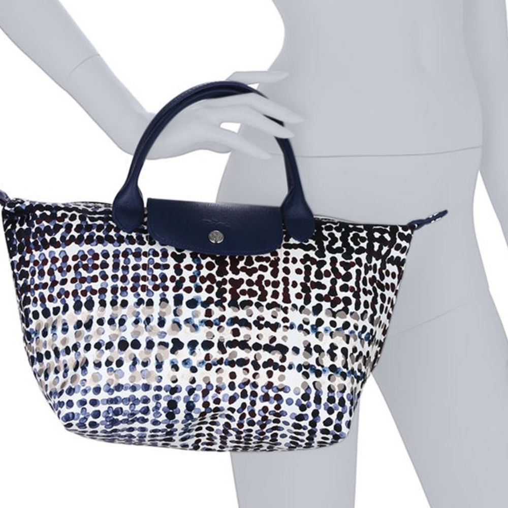 Longchamp Le Pliage Neo Fantage Polka Dot Nylon Tote - Picture 2 of 16